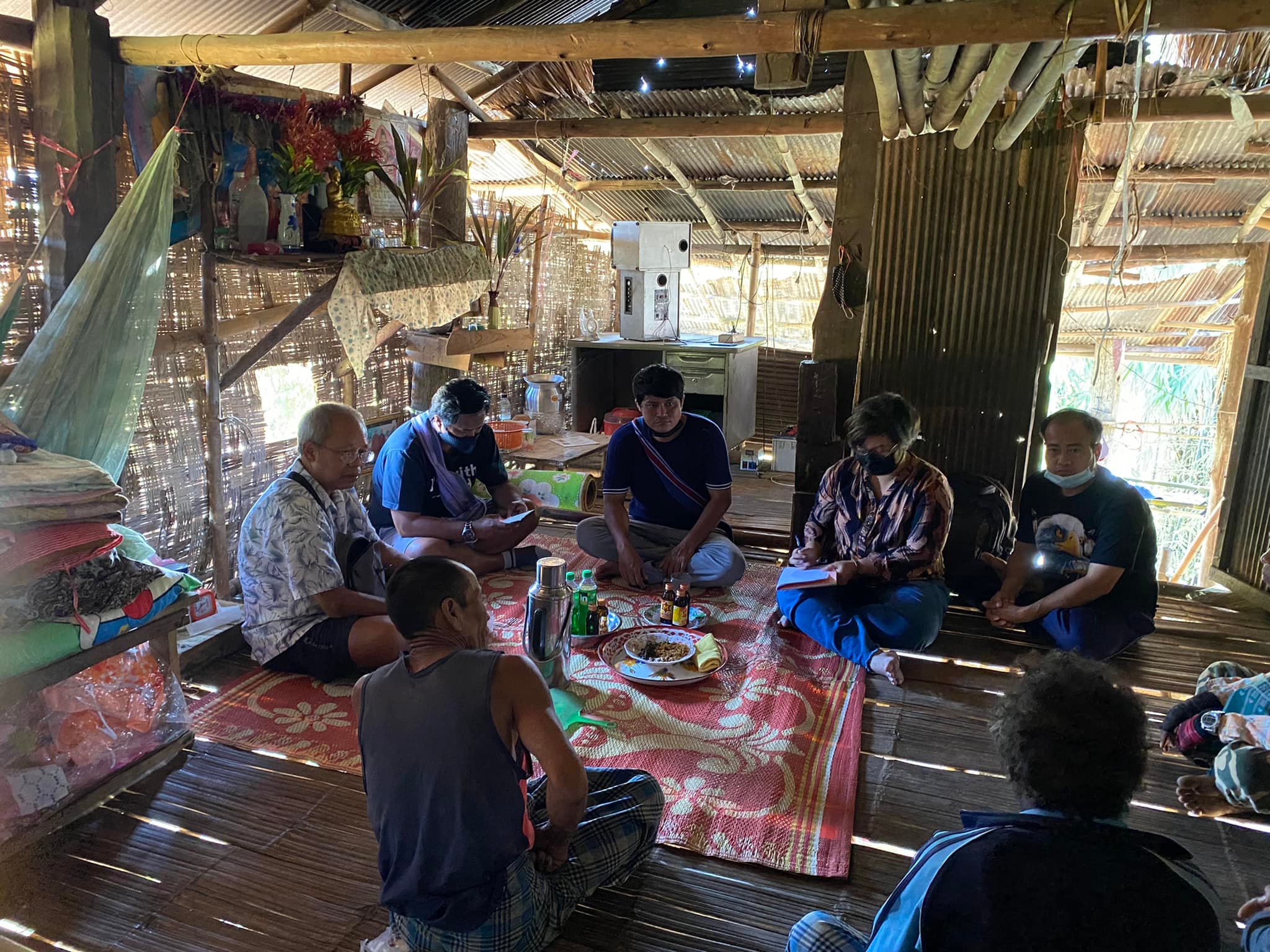 Meeting with Myanmar migrant farmers and openly discussed their difficulties and farming conditions – November 29, 2021