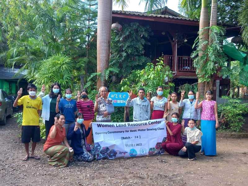 အခမဲ့အခြေခံမော်တာ စက်ချုပ်သင်တန်းအပတ်စဉ် (၂၄) သင်တန်း ဖွင့်ပွဲ