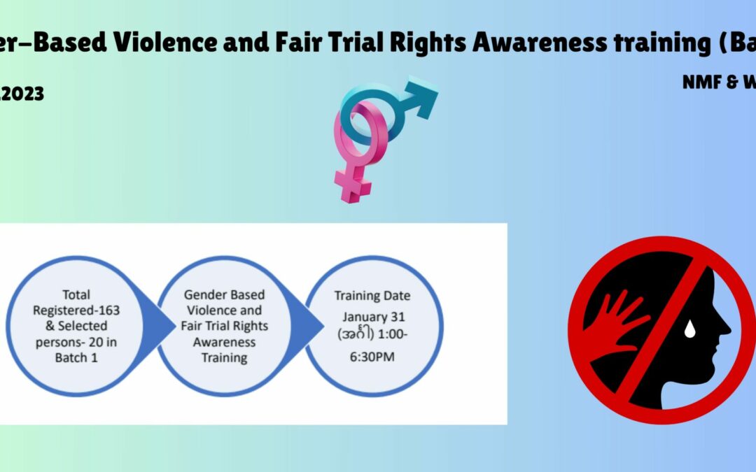 Gender-Based Violence and Fair Trial Rights Awareness training (Batch 1)