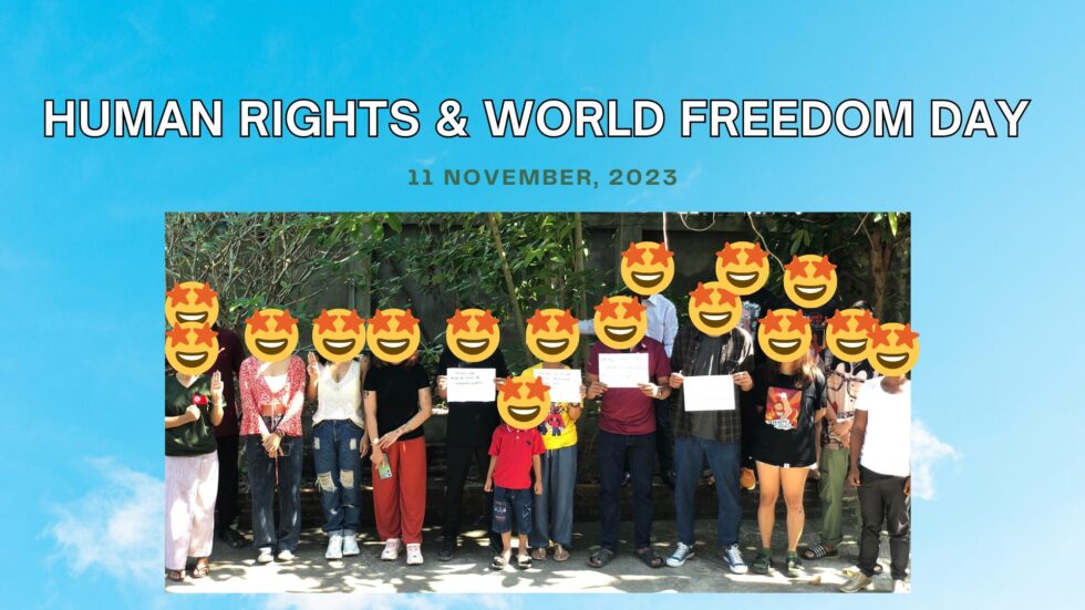 Human Rights & World Freedom Day Campaign (November 11, 2023)