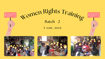 Women Rights Training Batch-2 (June 9, 2024)