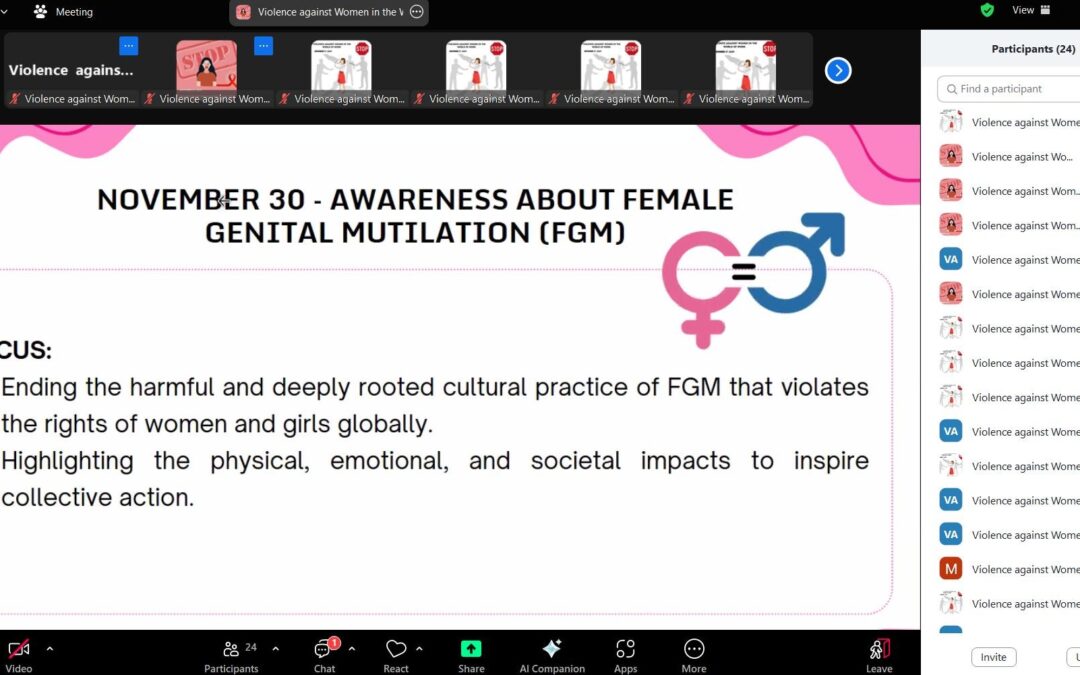 Conducting Day to Raise Awareness about Female Genital Mutilation (FGM) Awareness Sharing Campaign